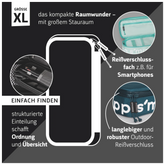 Schlampermäppchen s'maepp XL Colour Code | 1 Klappe(n), denim